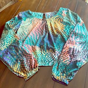 Boho Long Sleeved Crop Top